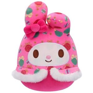 NWT Squishmallows 8”My Melody Holiday Squish Toy #1